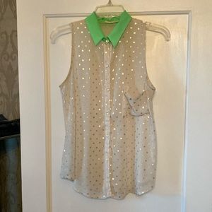 Lush button up tank